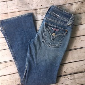 Hudson capri flare jeans low rise
